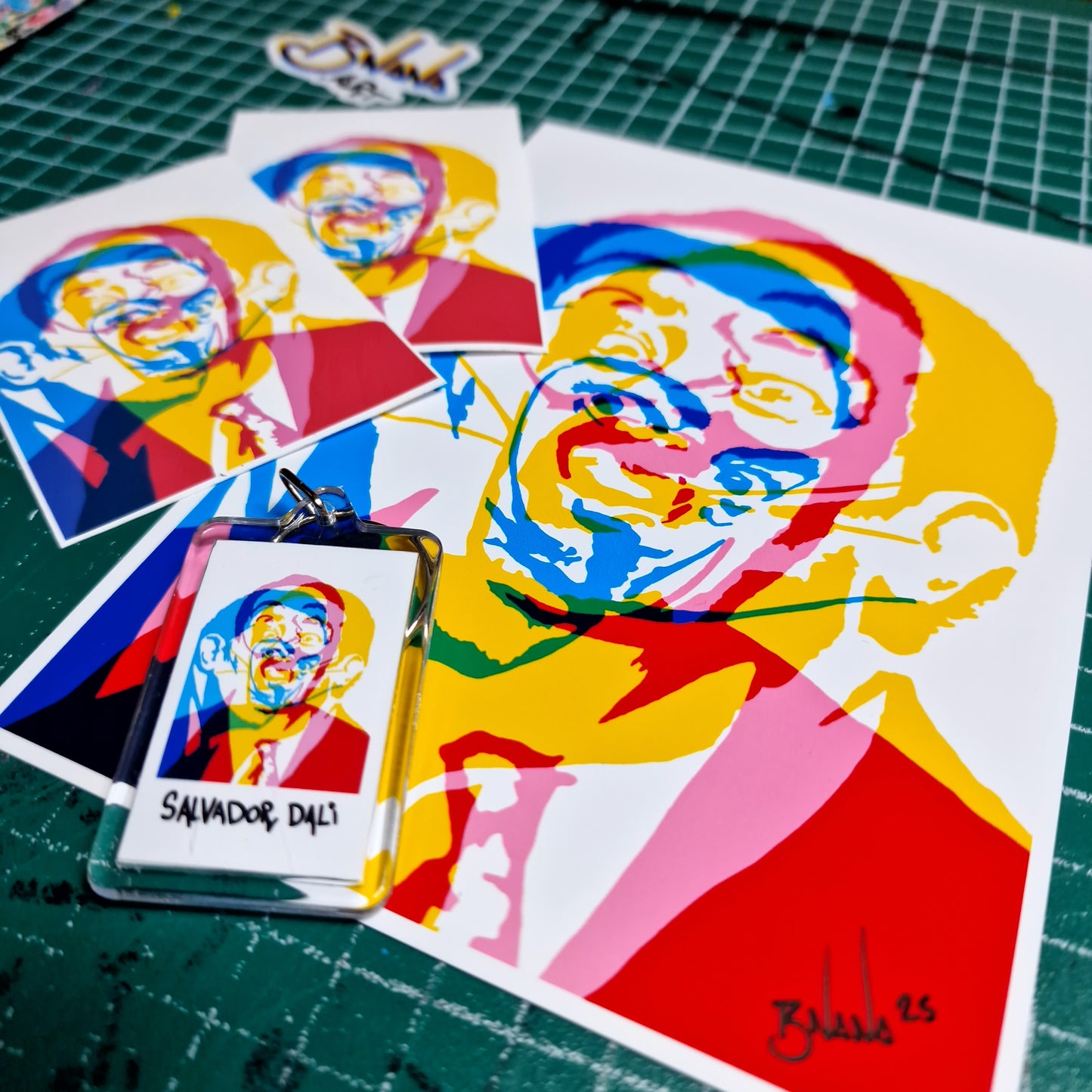Limited Edition 'Salvador Dali' Print Glitch collection