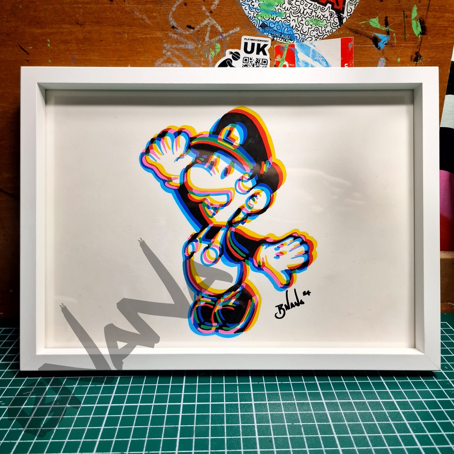 Original 'Paper Luigi' Gaming collection