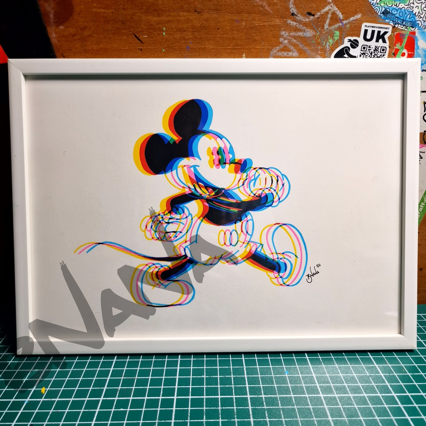 Original 'Glitchy Mickey #2' Gaming collection