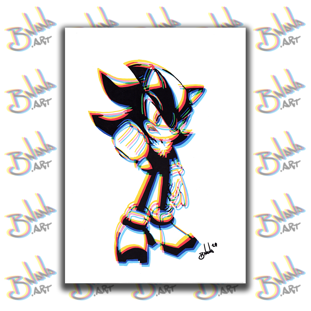 Unlimited Print 'Shadow' Glitch collection