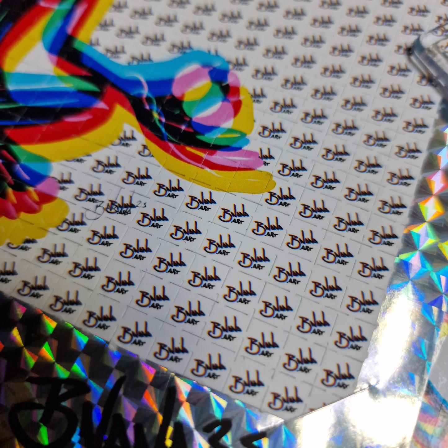 Limited Edition Hand Signed Print 'From Another Dimension' Blotter Art collection