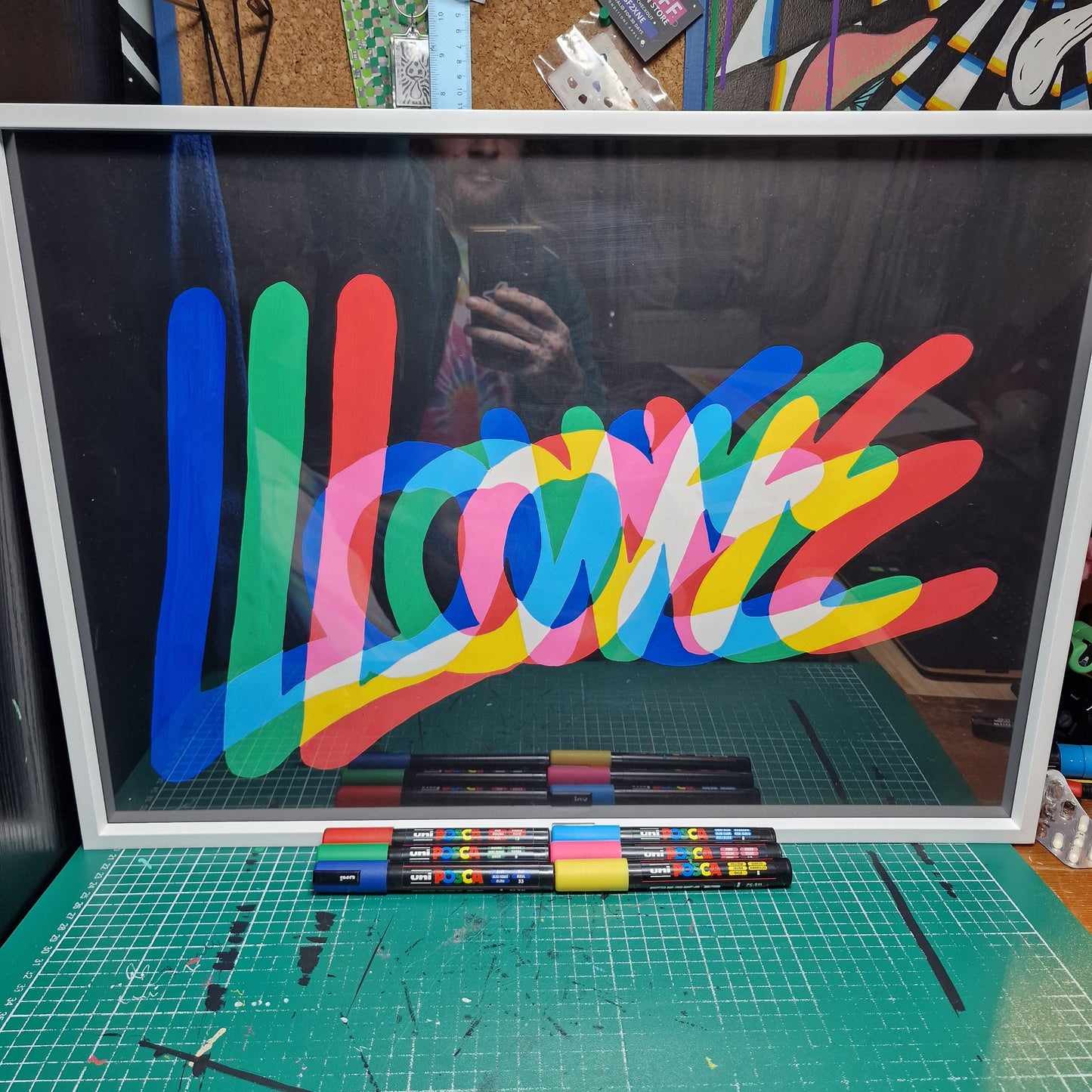 Original 'LOVE Inverted Glitch' Glitch collection