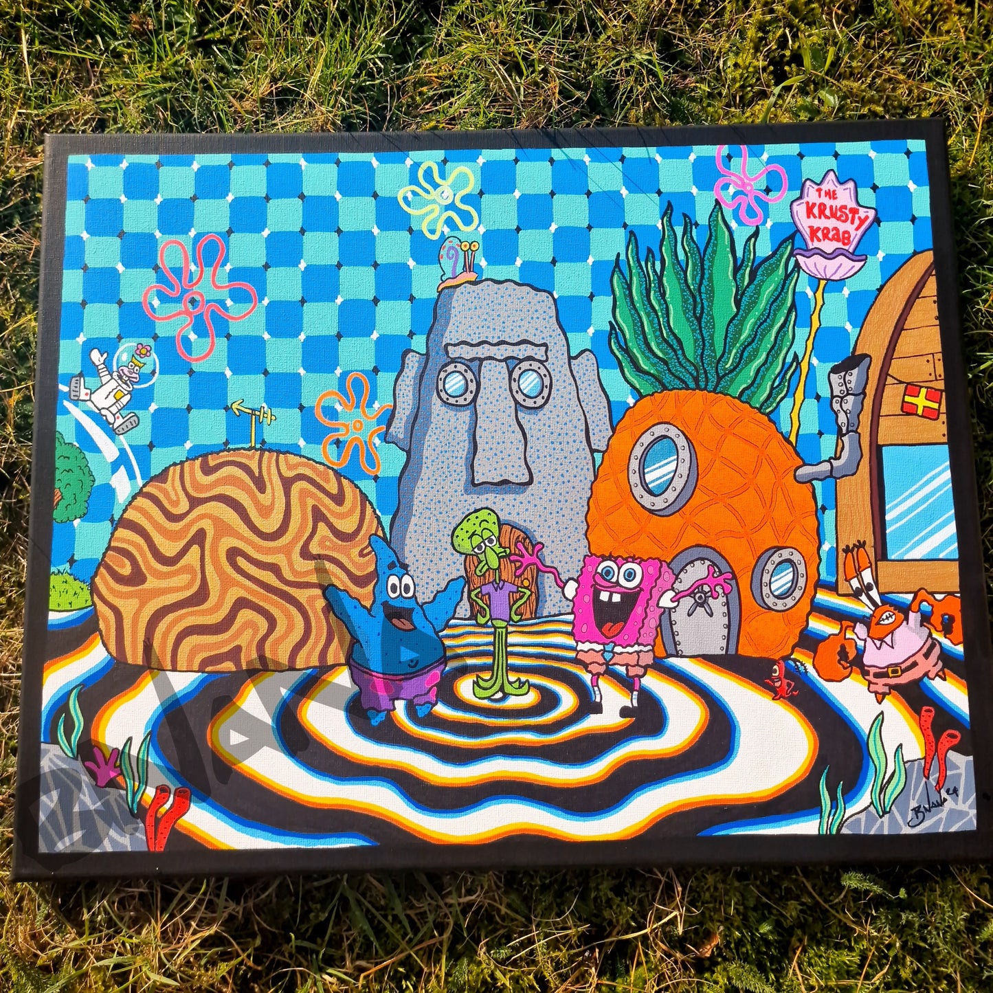 Original 'Blinkini Bottom' canvas