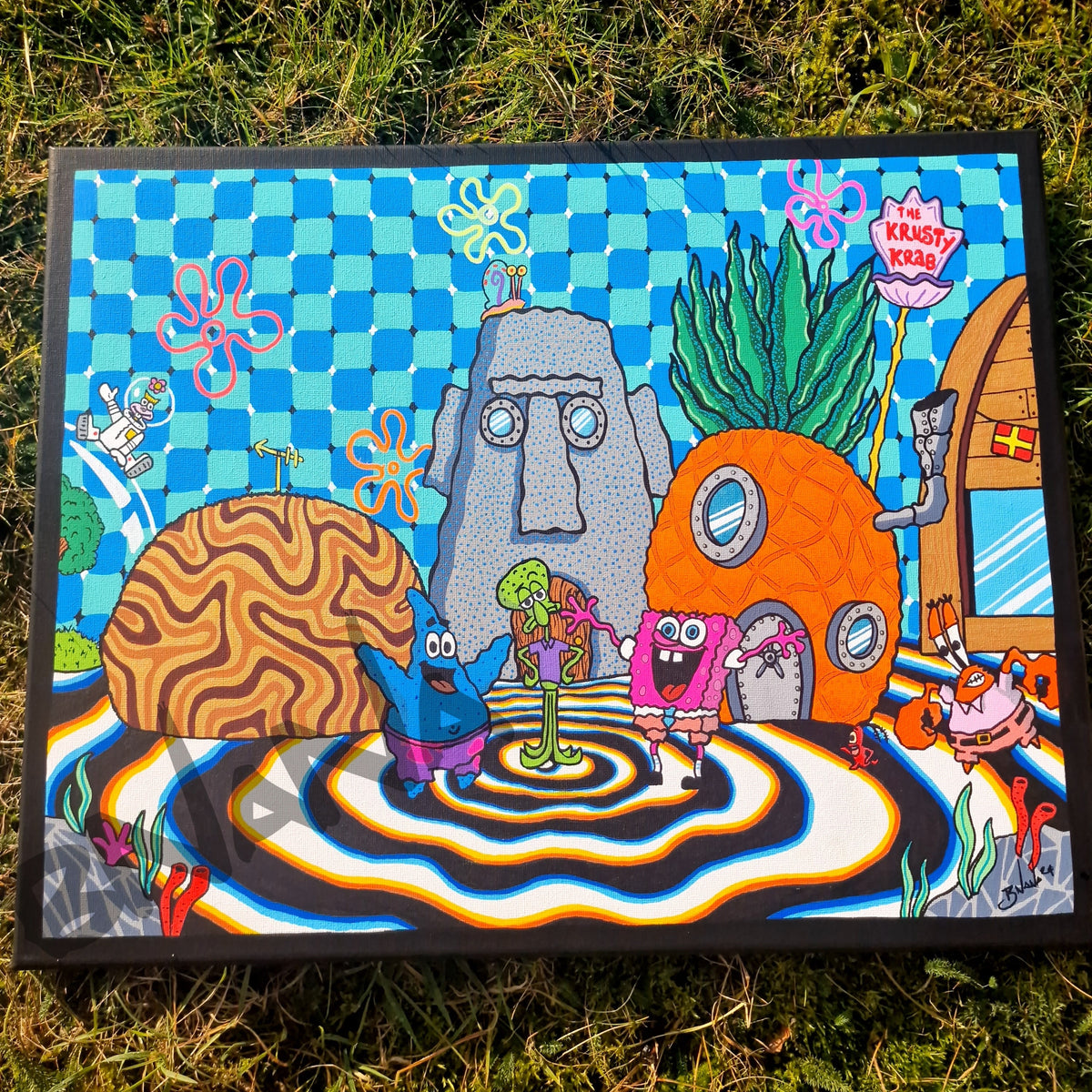 Limited Edition Print 'Blinkini Bottom' Illusion Art