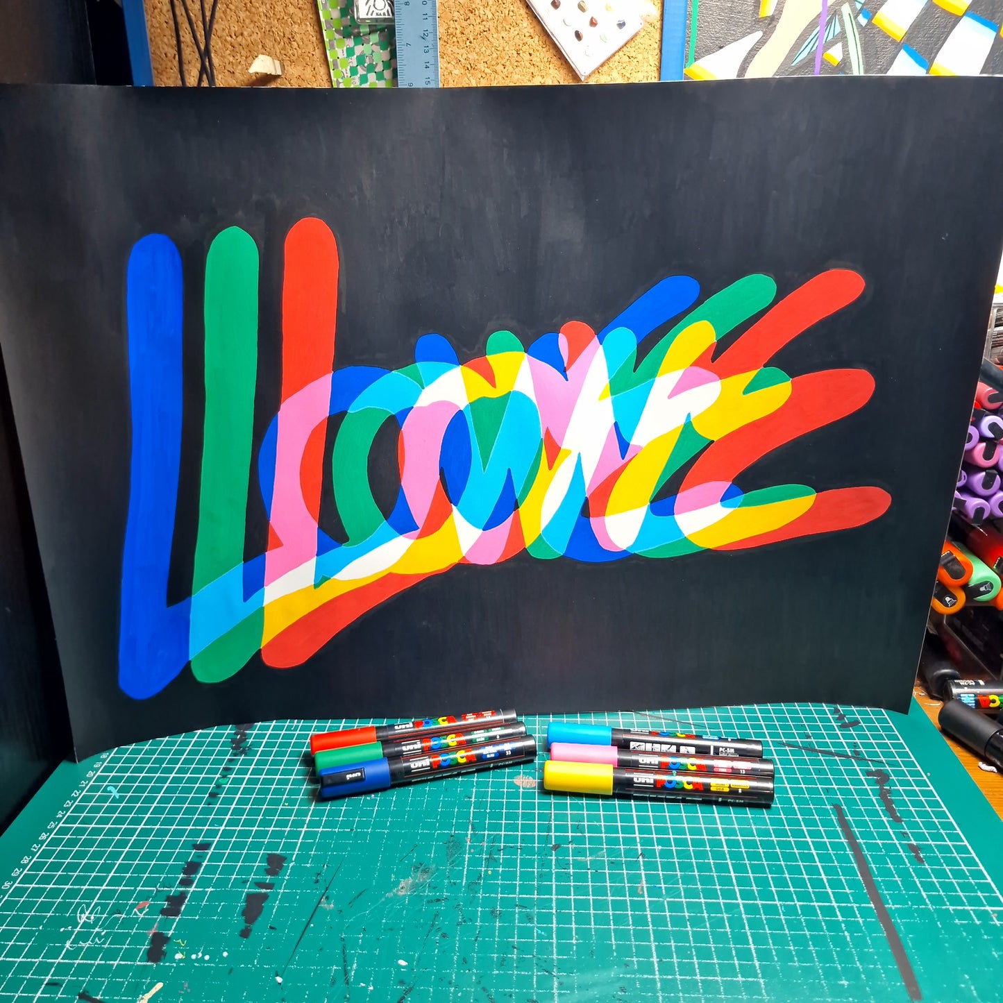 Original 'LOVE Inverted Glitch' Glitch collection