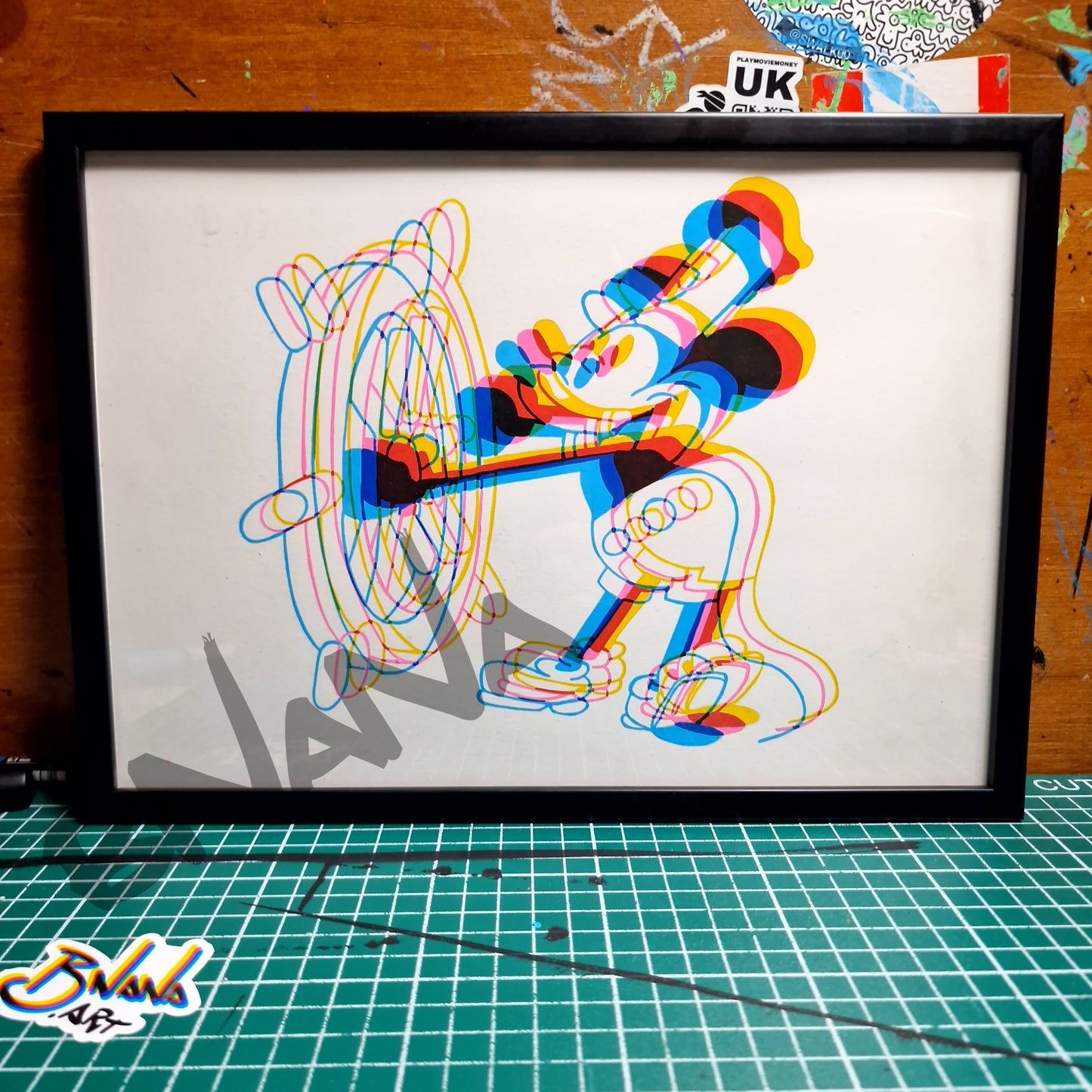 Original 'Glitchy Mickey #3' Glitch collection
