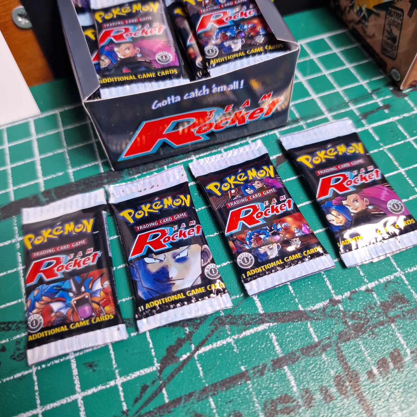 Booster Packs Pokemon 1st Edition Team Rocket Mini Series