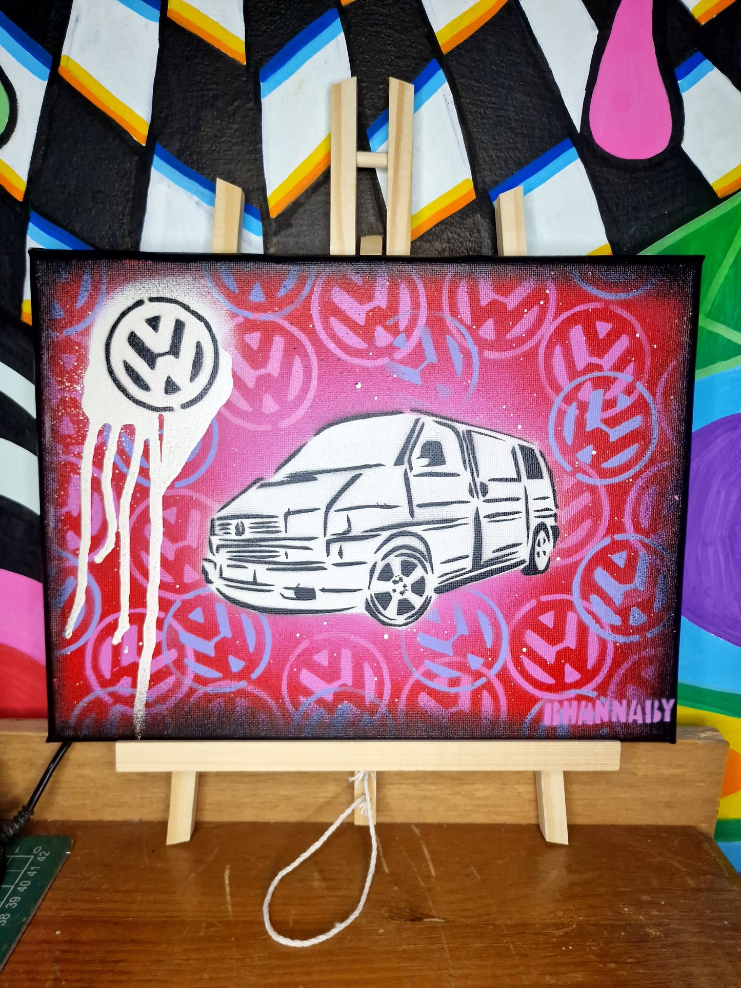 Original 'VW T4' Small Canvas