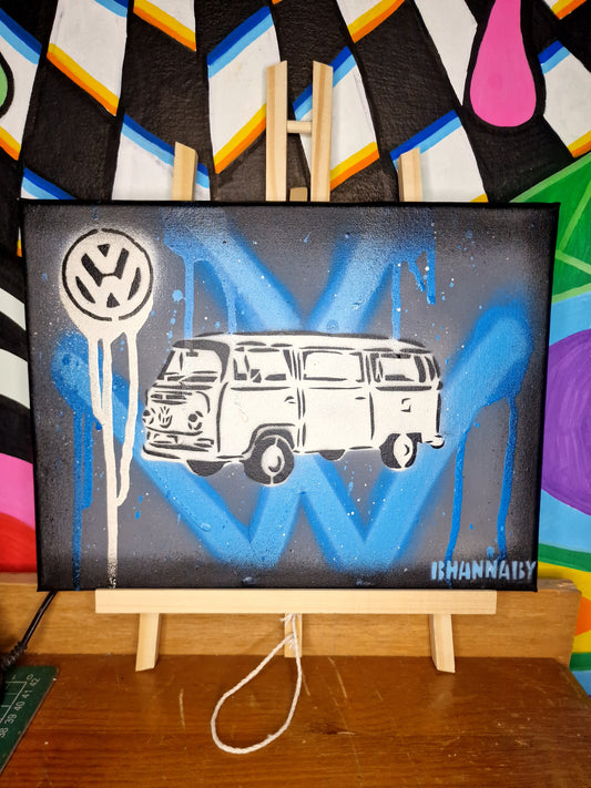 Original 'VW Bay' Small Canvas