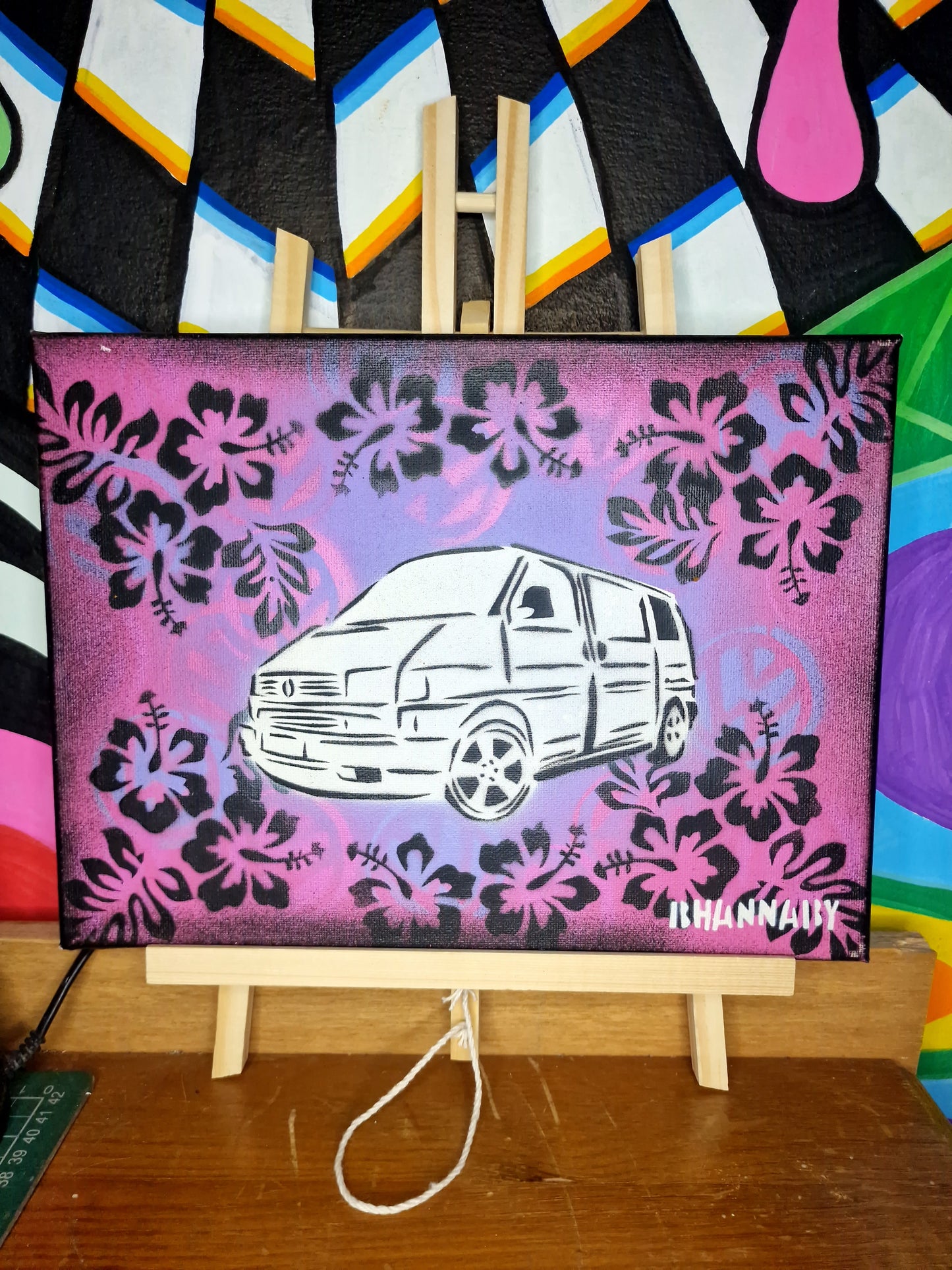 Original 'VW T4' Small Canvas