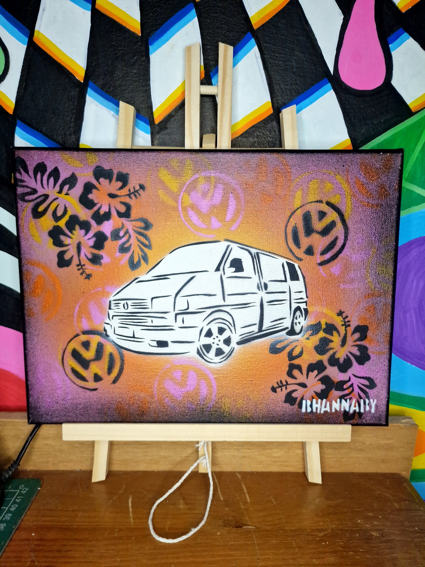 Original 'VW T4' Small Canvas