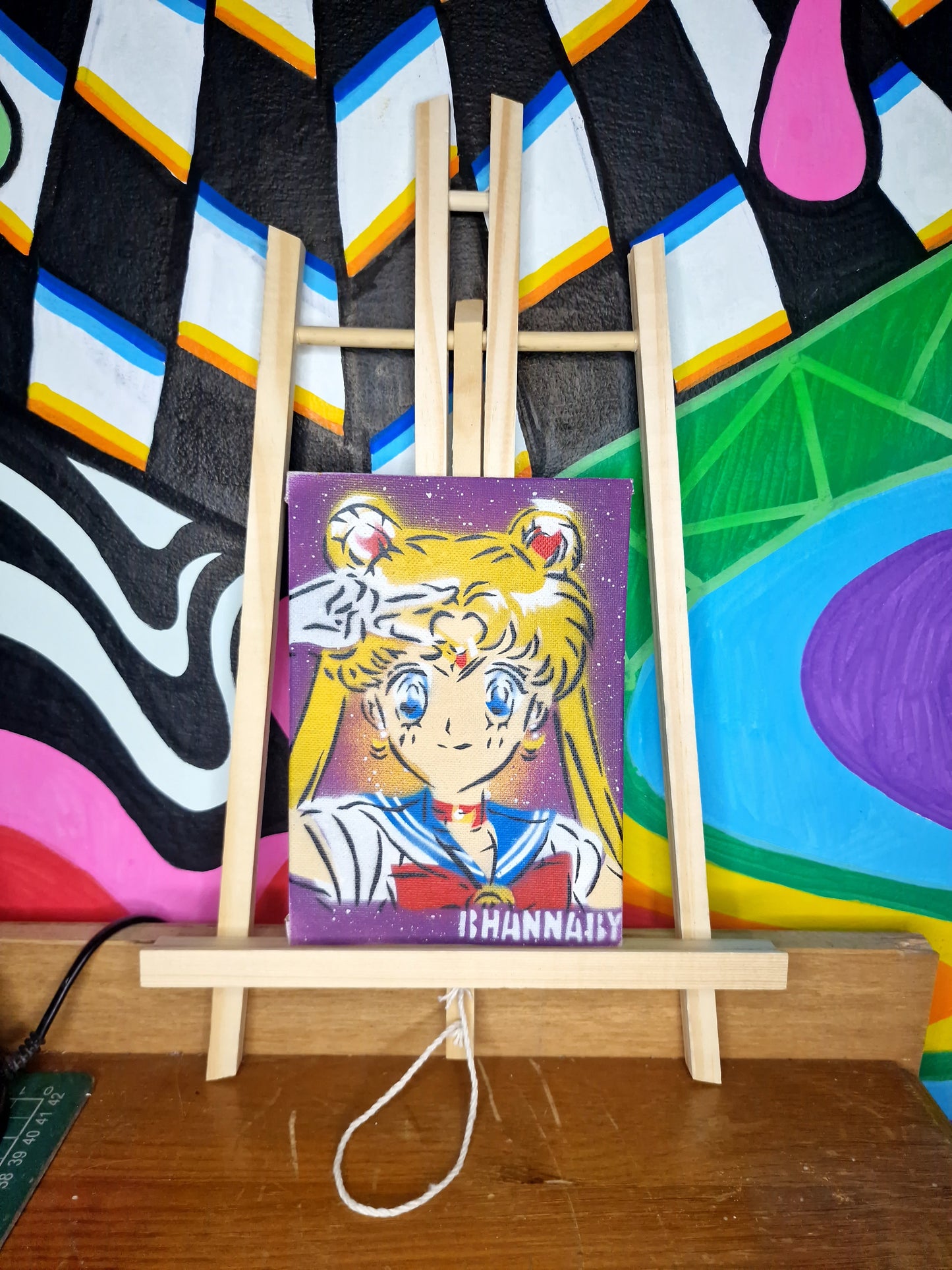 Original 'Sailor Moon' small Canvas board