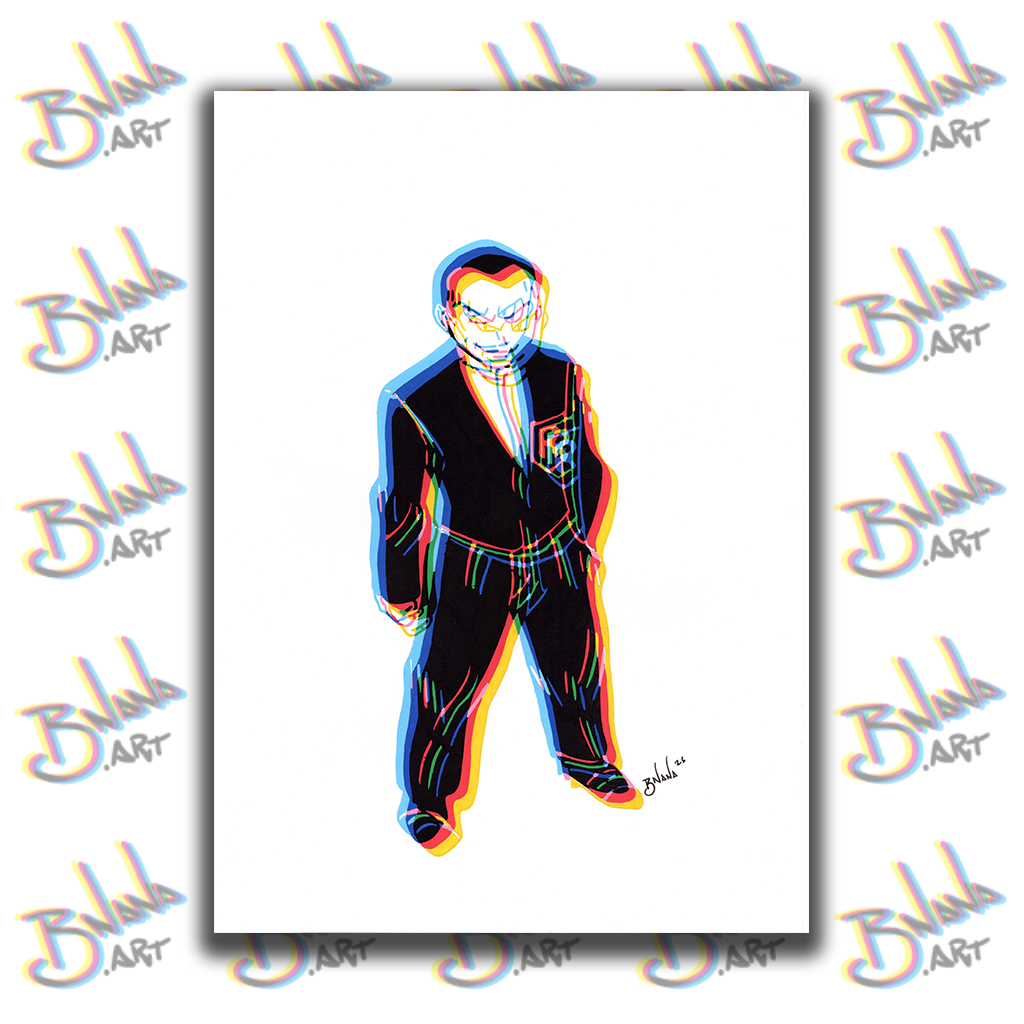 Unlimited Print 'Giovanni' Poke Glitch collection