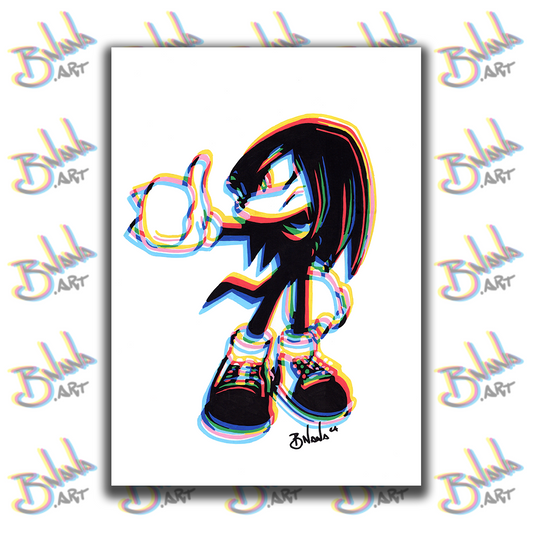 Unlimited Print 'Knuckles' Glitch collection