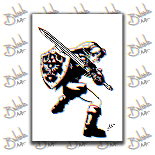 Unlimited Print 'Link' Glitch collection
