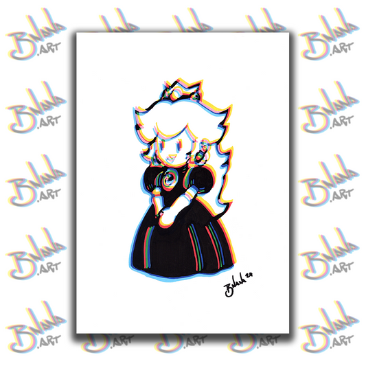 Unlimited Print 'Peach' Glitch collection