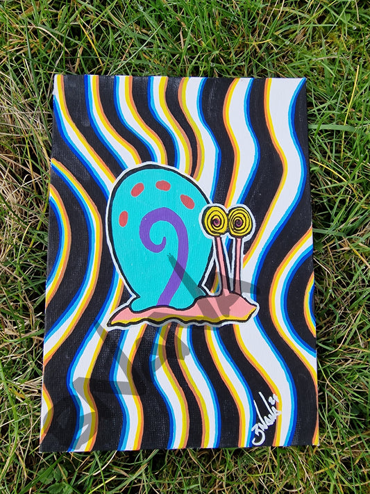 Mini A5 Canvas 'Gary the Snail'