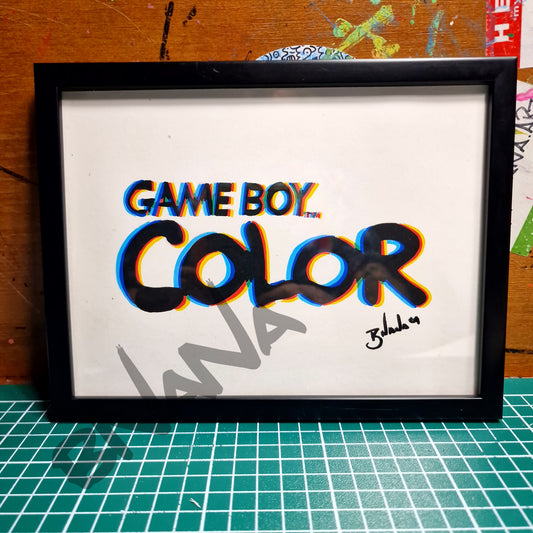 Original 'Glitch Gameboy Colour' Gaming collection