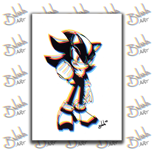 Unlimited Print 'Shadow' Glitch collection