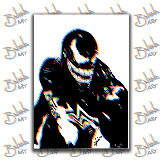 Unlimited Print 'Venom' Glitch collection