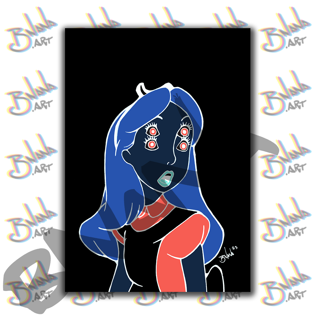 Unlimited Print 'Alice Inverted' Inverted Art Collection