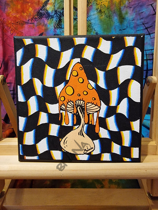 Original 'Ginger Shroom' Canvas