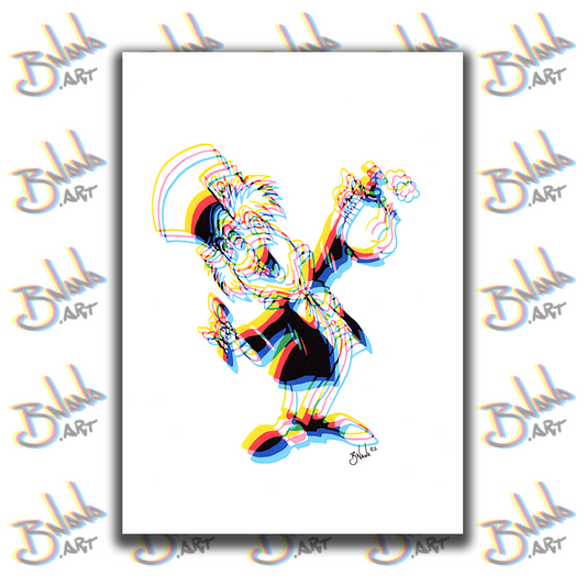 Unlimited Print 'The Mad Glitcher' Glitch collection