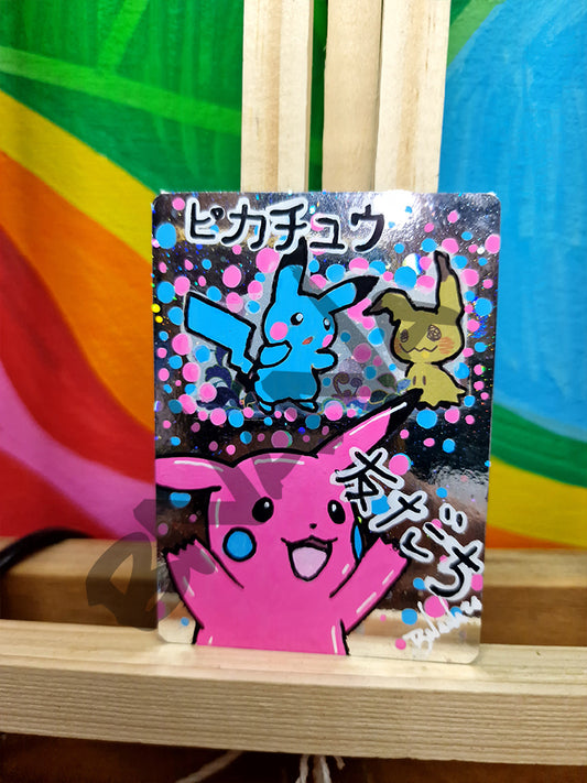 Pokemon Card #15 'Pinkachu & Friends' Holo