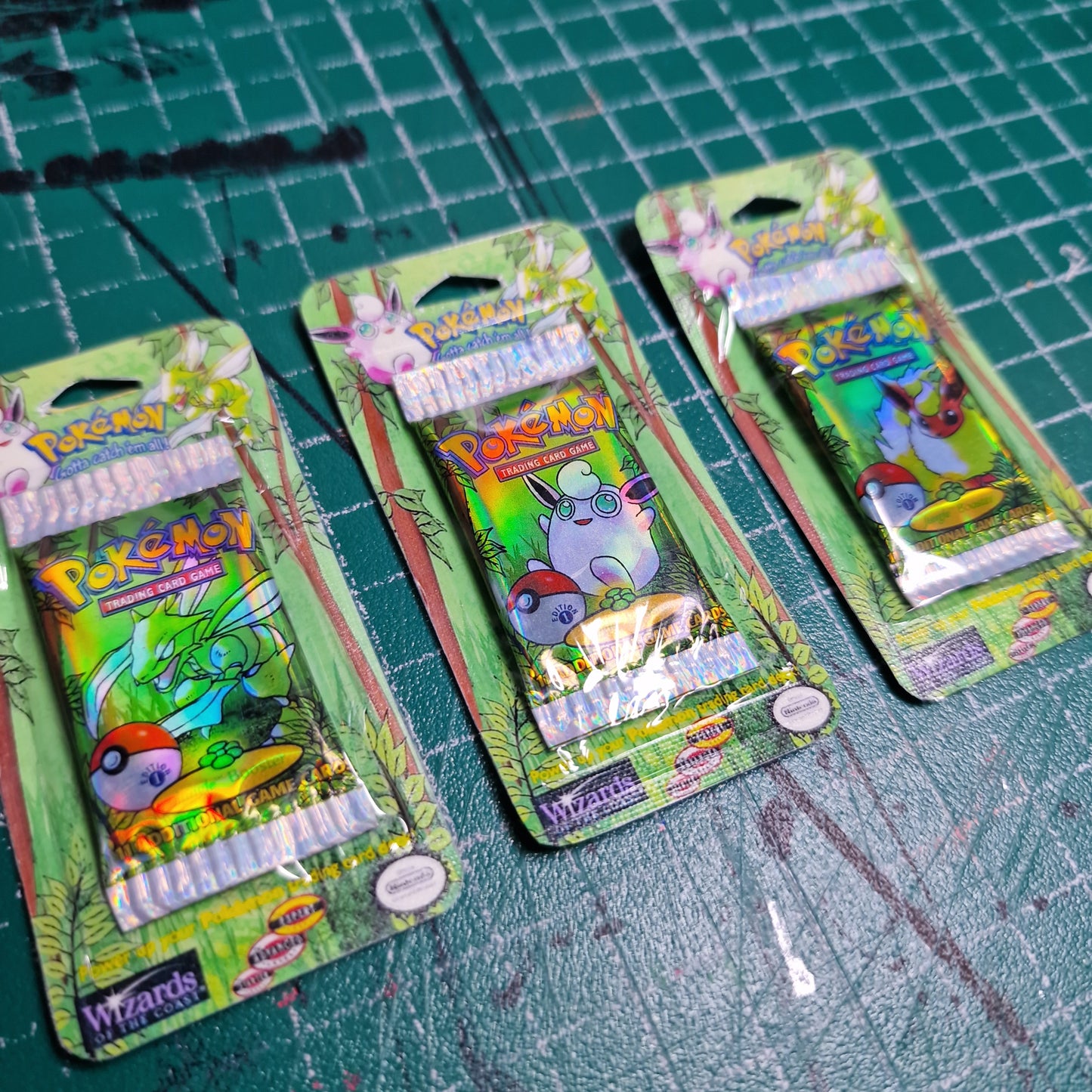 Mini Booster Blister Packs, Base, Fossil & Jungle Mini Series