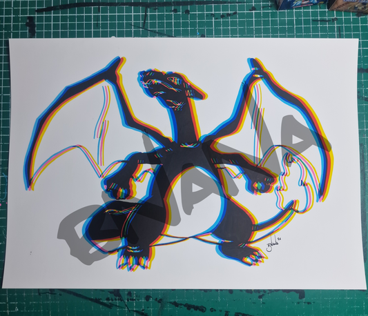 Original 'Charizard Glitchzard' Poke Glitch collection