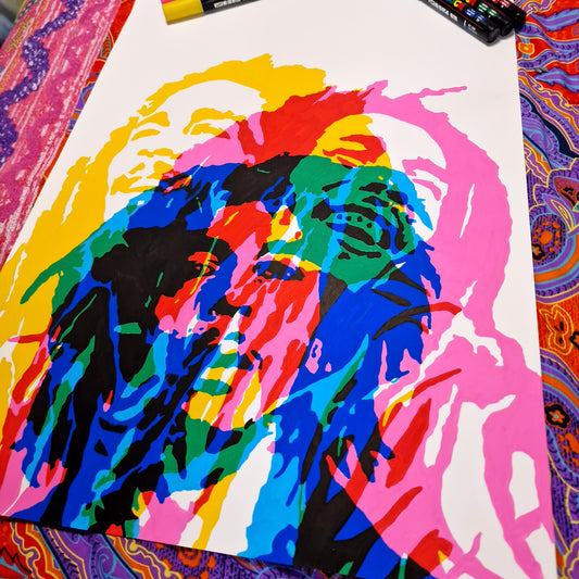 Limited Edition 'Three Little Bobs' Print Glitch collection