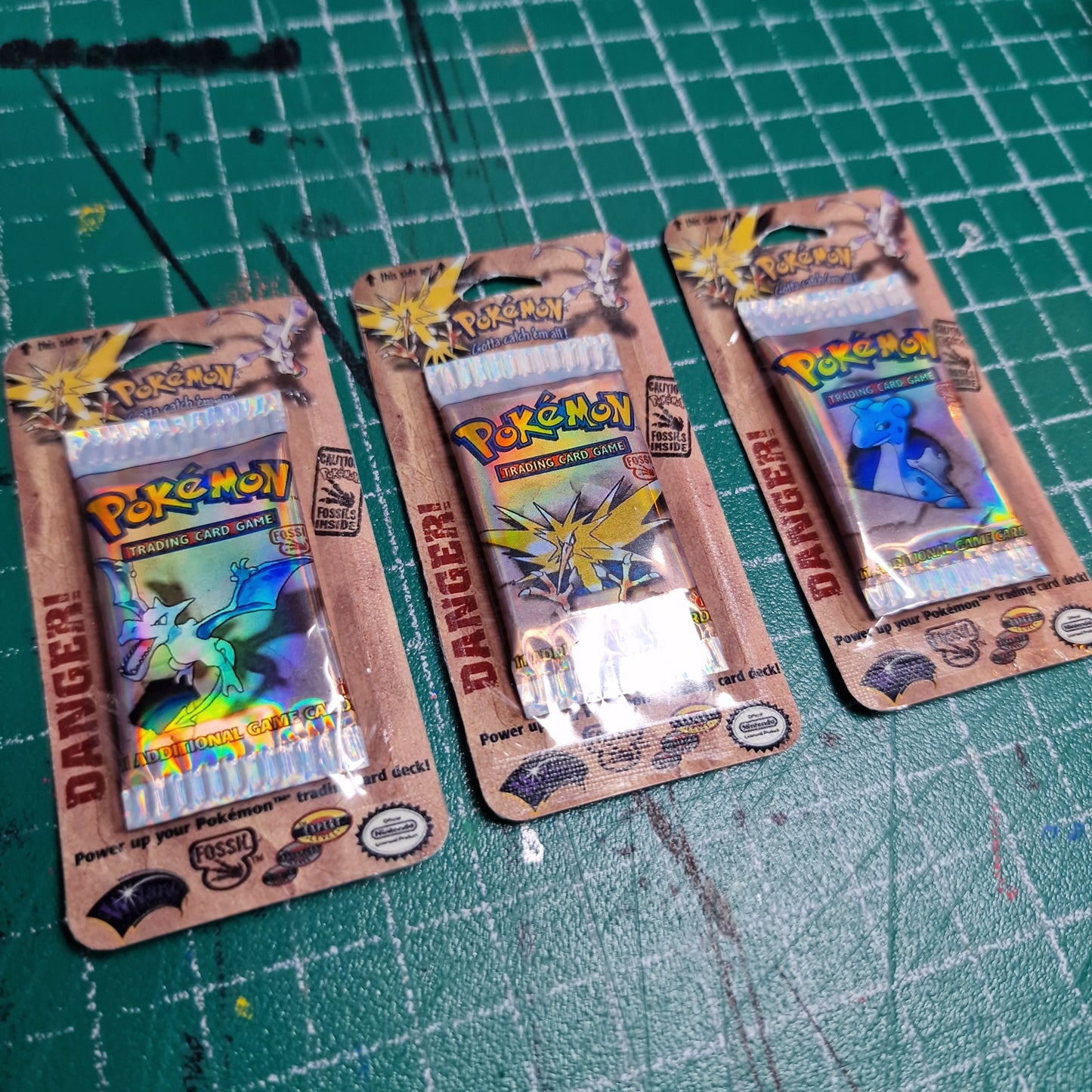 Mini Booster Blister Packs, Base, Fossil & Jungle Mini Series
