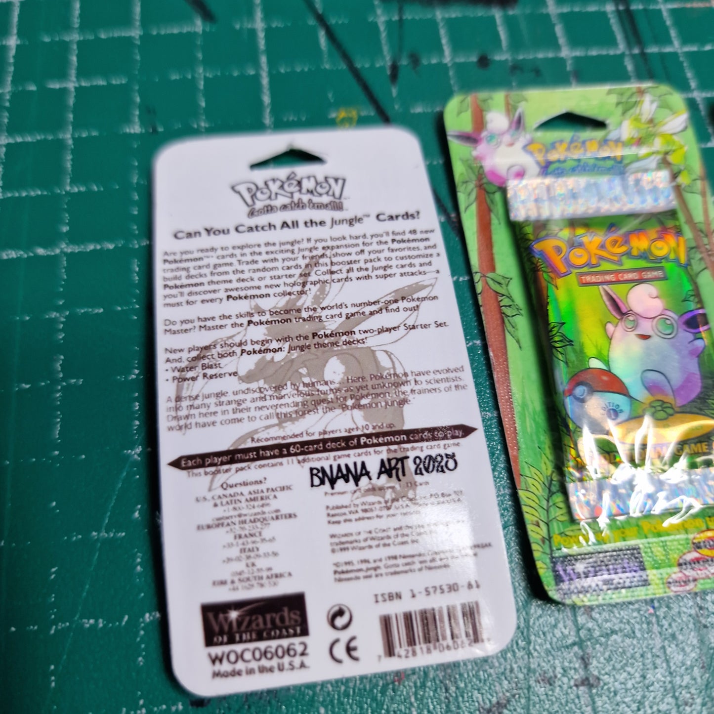 Mini Booster Blister Packs, Base, Fossil & Jungle Mini Series
