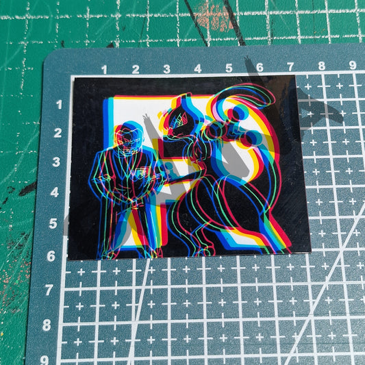 Giovanni & Mewtwo sticker