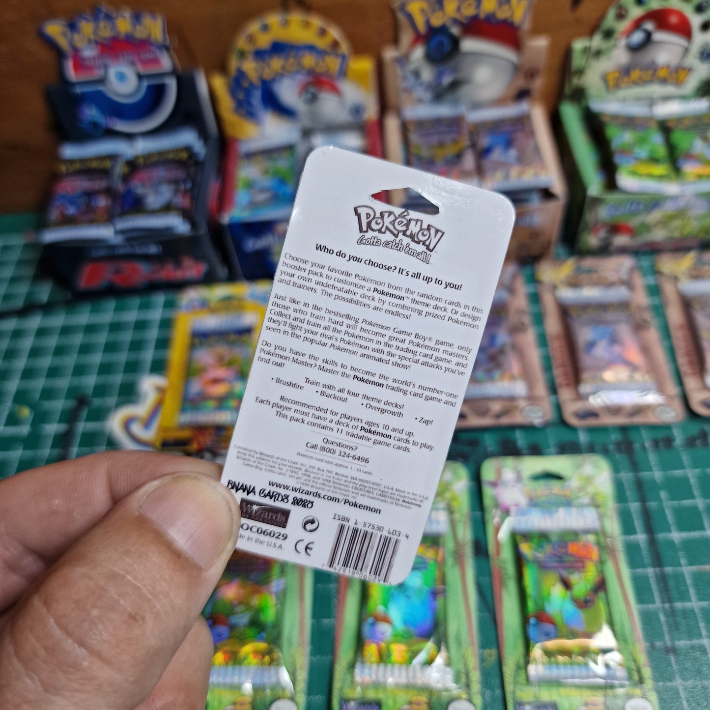 Mini Booster Blister Packs, Base, Fossil & Jungle Mini Series