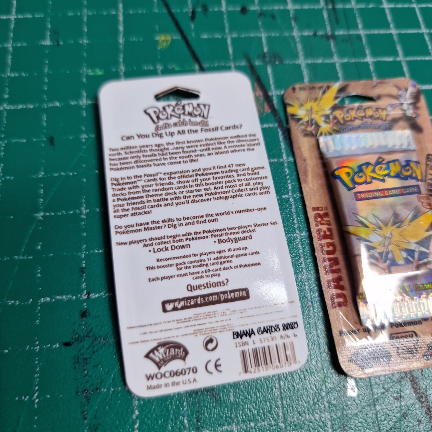 Mini Booster Blister Packs, Base, Fossil & Jungle Mini Series