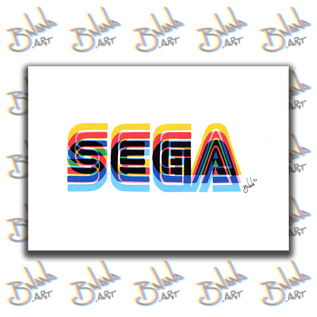 Unlimited Print 'SEGA' Glitch collection