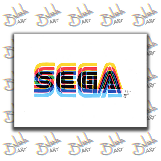 Unlimited Print 'SEGA' Glitch collection