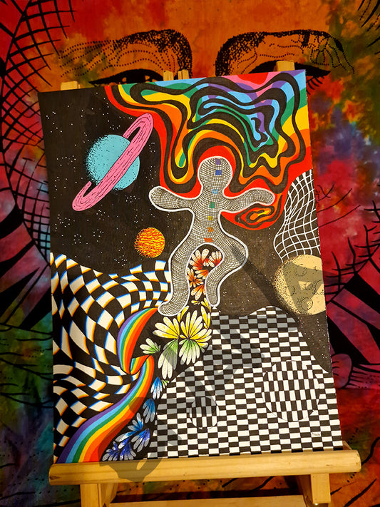 Original 'Space Body' unframed